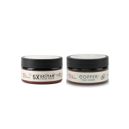 5X De-Tan Face Pack and Coffee Face Scrub